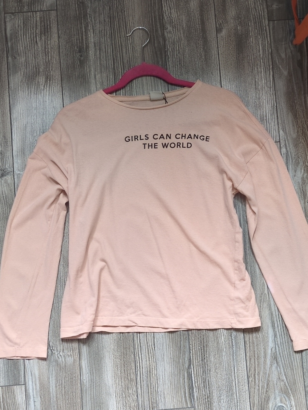 5/$25 Zara Girls Can Change The World Long-Sleeve Top 13/14